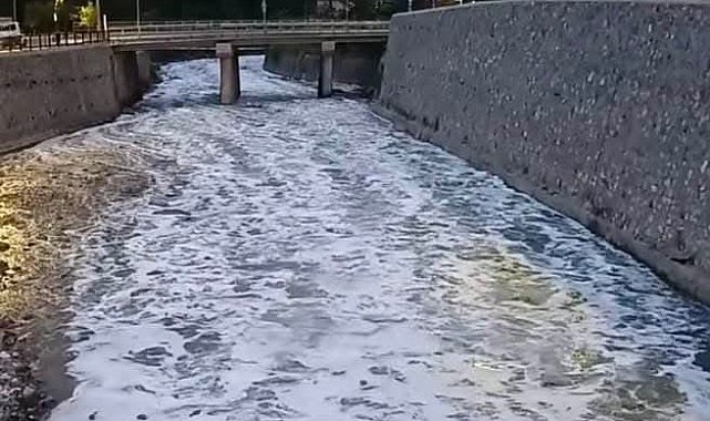 Aksu Deresi'nde kimyasal atık şüphesi