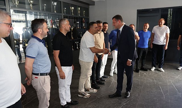 Alanya Kaymakamı'ndan Alanyaspor'a veda ziyareti