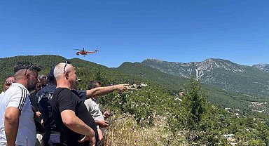 Alanya'da çıkan orman yangını kısmen kontrol altına alındı