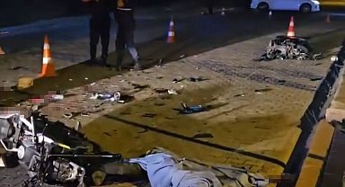 Alanya'da motosikletler çarpıştı: 2 ölü