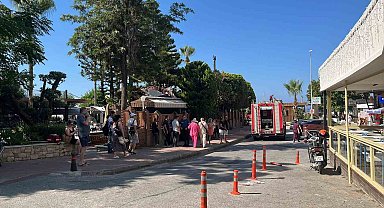 Alanya'da otelin kazan dairesindeki yangın korkuttu