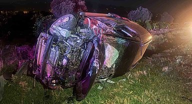 Alaşehir'de trafik kazası: 1 ölü, 4 yaralı