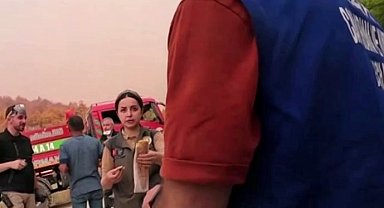 Alevlerin arasında insanlık dersi: Yangın bölgesinde paylaşılan bir lokma yürekleri ısıttı