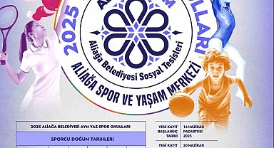Aliağa Belediyesi Yaz Spor Okulları kayıtları başlıyor