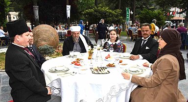 Amasya'daki festivalde 'Atatürk onur yemeği' etkinliği düzenlendi
