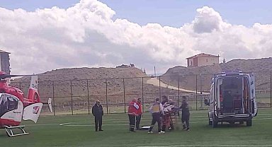 Ambulans helikopter Malatya'da 2 hasta için havalandı