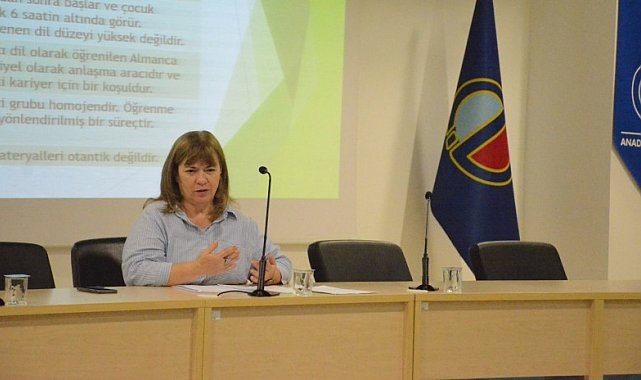 Anadolu Üniversitesi'nde "Çocuklara Erken Yaşta Yabancı Dil Olarak Almancanın Öğretimi" ele alındı