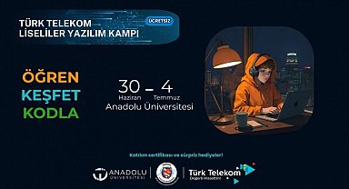 Anadolu Üniversitesi'nden öğrencilere ücretsiz yazılım kampı