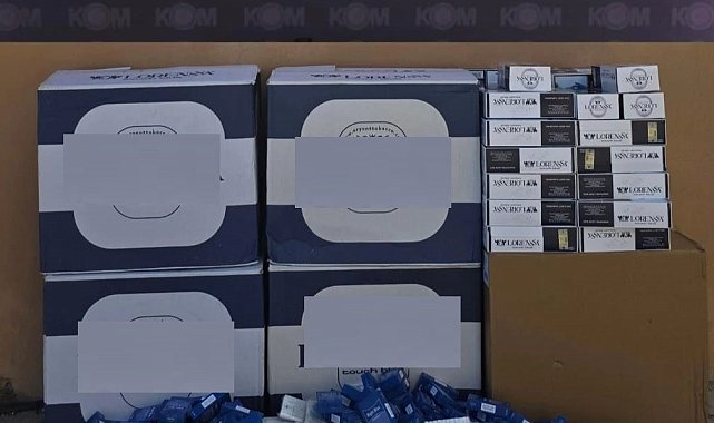 Anamur'da 66 bin adet kaçak makaron ele geçirildi