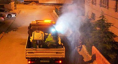 Ankara Keçiören'de gece gündüz ilaçlama