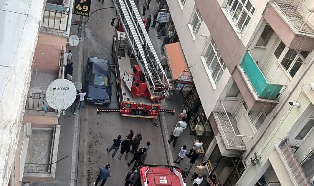 Ankara Polatlı'da bina yangını: Mahsur kalanlar var