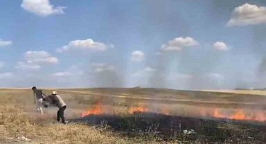 Ankara'da anız yangını