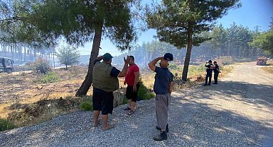 Antalya Aksu'da orman yangını kontrol altına alındı