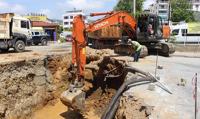 Antalya Gazipaşa'da alt yapı güçleniyor