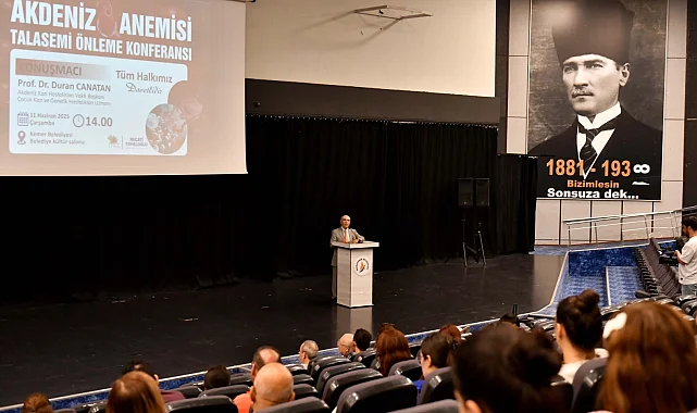 Antalya Muratpaşa'da 'Akdeniz Anemisi' farkındalığı