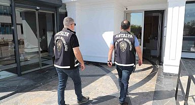 Antalya'da günübirlik kiralık evlere eş zamanlı denetim