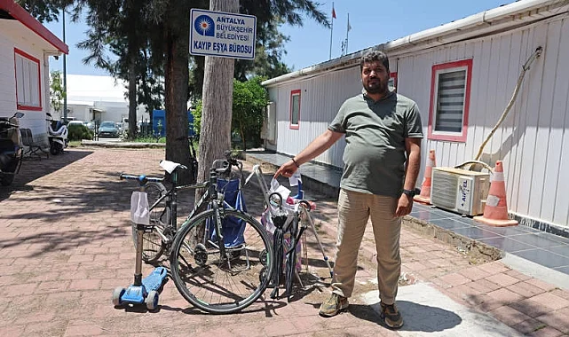 Antalya'da unutulan eşyalar sahiplerini bekliyor