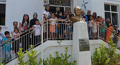 Antalyalı çocuklar Sapadere İpek Evi'nde