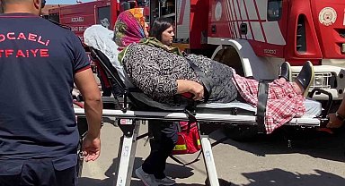 Apartmanda yangın paniği: Yaşlı kadın fenalık geçirdi