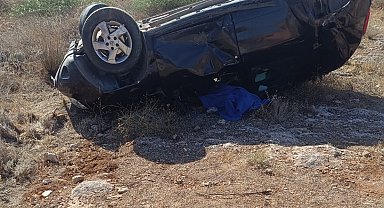 Aracıyla gece şarampole uçan sürücü, sabah ölü bulundu