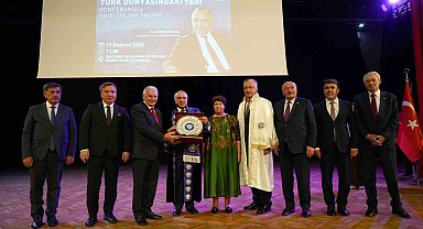Arnavutluk Eski Büyükelçisi Genji Mucaj'a Fahri Doktora Ünvanı