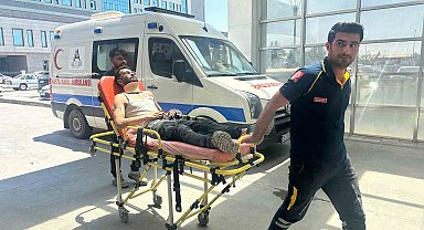 Asansör boşluğuna düşen işçi yaralandı