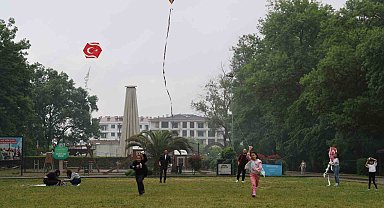 Atakum'da gökyüzü uçurtmalarla renklendi