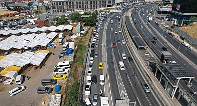 Avcılar E-5 yan yolda kurban trafiği