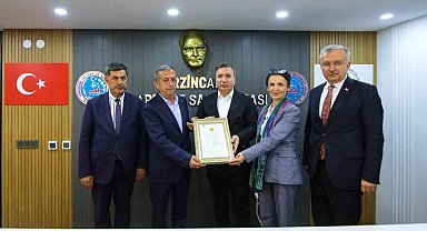 Avrupa Birliği tescili alan Erzincan Tulum Peyniri için belge teslim töreni düzenlendi