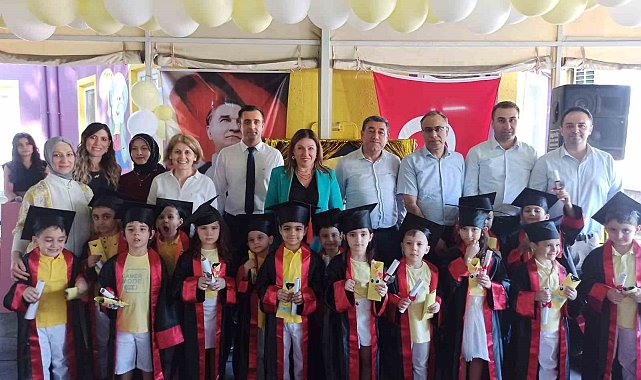Aydın Devlet Hastanesi Kreşi'nde mezuniyet coşkusu
