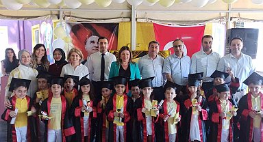 Aydın Devlet Hastanesi Kreşi'nde mezuniyet coşkusu