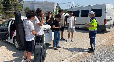 Aydın jandarmasından bayram öncesi trafik bilgilendirmesi