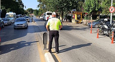 Aydın'da trafik ekiplerinden "LGS" nöbeti