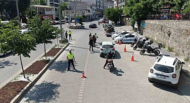 Ayvacık'ta trafik ve asayiş uygulaması
