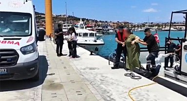 Ayvalık açıklarında 1 şahsın tıbbi tahliyesi gerçekleştirildi