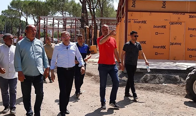 Ayvalık Belediyesi Altınova'da yol çalışmalarını bitirdi