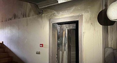 Babaeski'de ev yangını