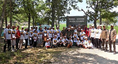Babalar ve çocukları Beyşehir'deki kampta buluştu