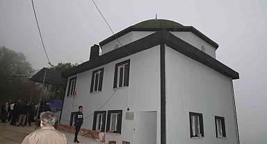 Bafra'da Hazreti Ömer Camii dualarla açıldı