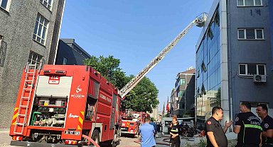 Bahçelievler'de korkutan yangın