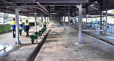 Bahçelievler'de kurban kesimi modern tesiste gerçekleşti