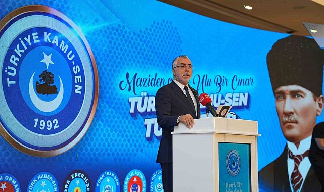 Bakan Işıkhan: "23 yılda kamuda sendikalaşma oranı yüzde 75'e ulaştı"