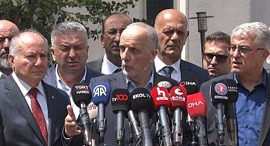 Bakan Işıkhan, TÜRK-İŞ Genel Başkanı Ergün Atalay'ı kabul etti