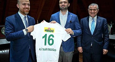 Bakan Osman Aşkın Bak ve Bilal Erdoğan'dan Bursaspor'a ziyaret
