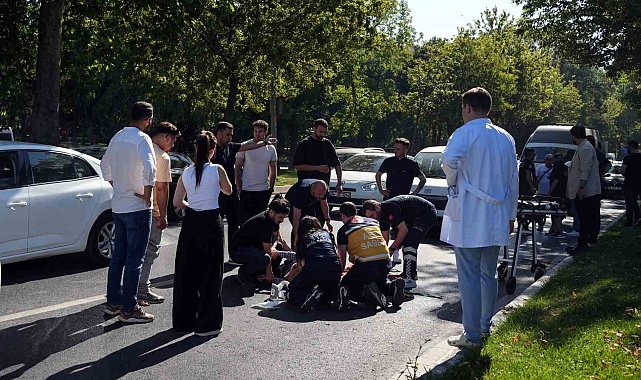 Bakırköy Sahil Yolu'nda yaşlı adama araç çarptı