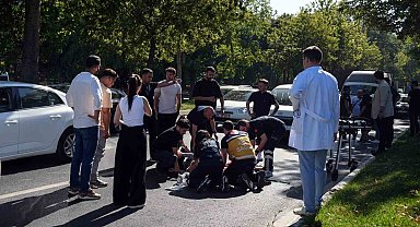 Bakırköy Sahil Yolu'nda yaşlı adama araç çarptı