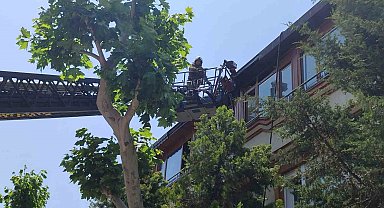 Bakırköy'de korkutan yangın