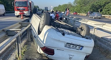 Balıkesir-Bursa kara yolunda trafik kazası: 2 yaralı