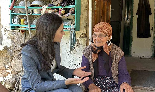 Balıkesir'de 84 yaşındaki teyzenin kaymakam heyecanı