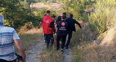 Balıkesir'de traktör devrildi; 1 yaralı